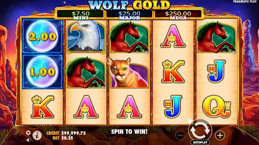 مراجعة لعبة من Wolf GoldSlot pragmatic play في كازينو الإمارات