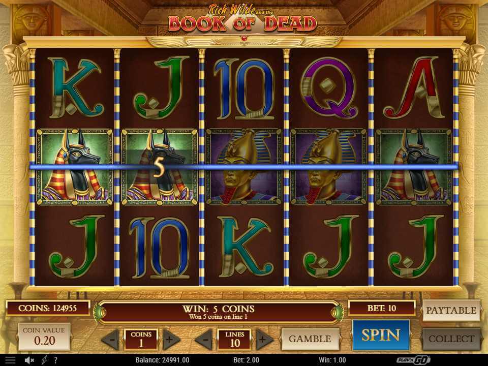 Play'n Go كازينو الإمارات مراجعة شركة Book of DEAD: انطلق في رحلة إلى مصر!