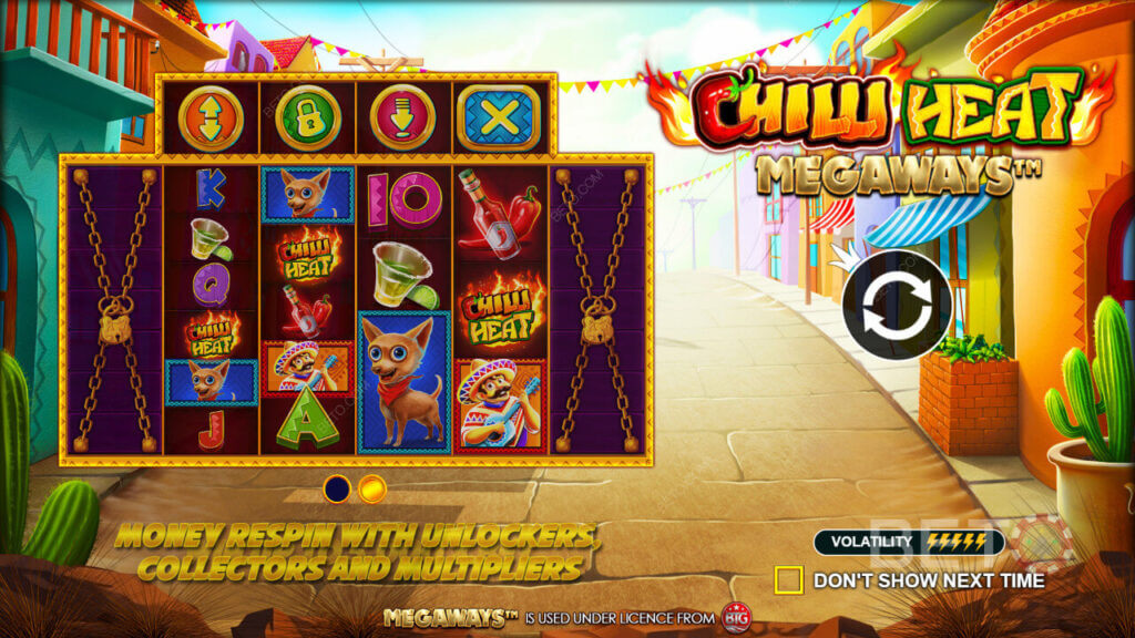 Chilli Heat Megaways Symbols