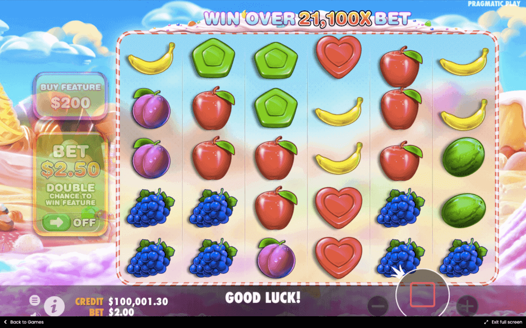 Sweet Bonanza Slot Features