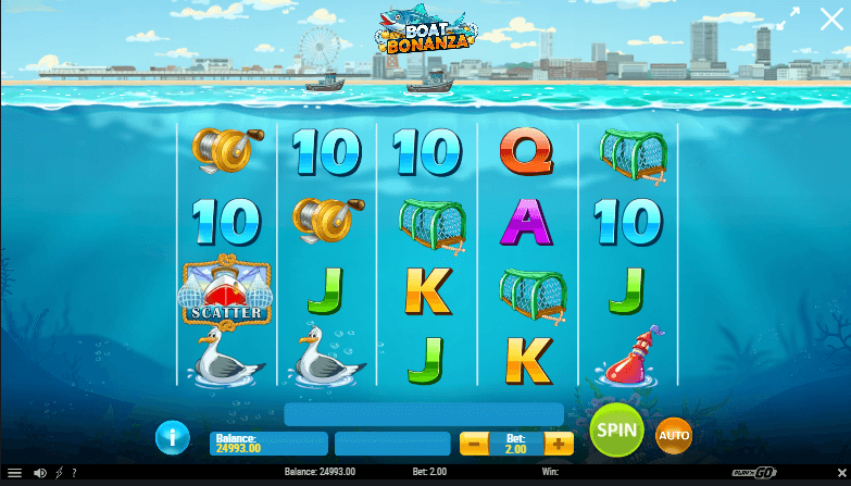 Boat Bonanza Graphics - Emirates Casino Slot Review