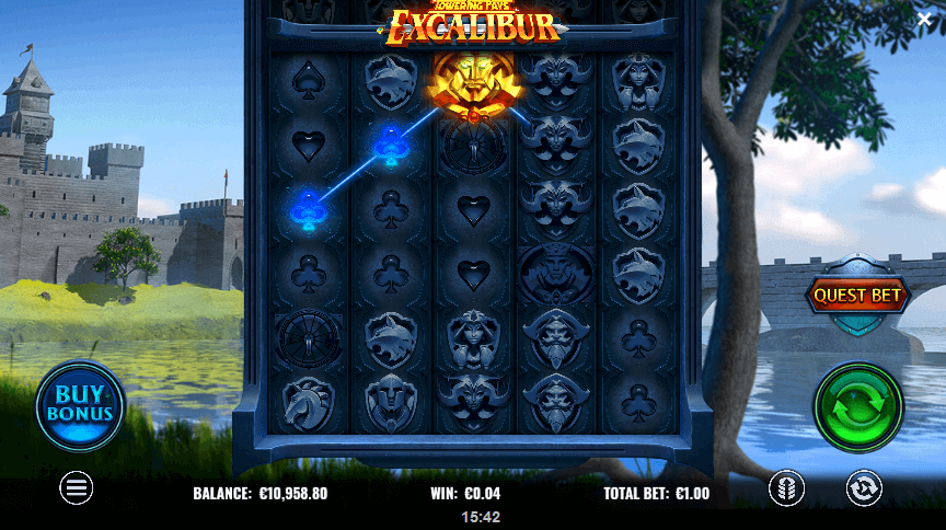 Towering Pays Excalibur Spins - Emirates Casino Slot Review