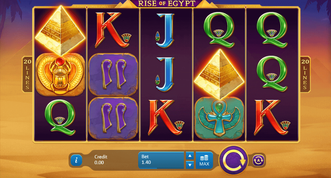 Rise of Egypt Multipliers - Emirates Casino Slot Review