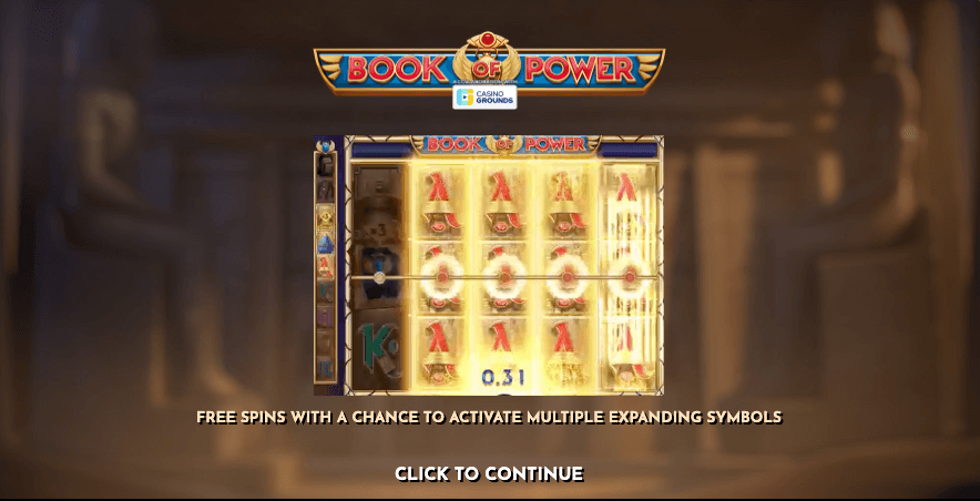 Book of Power free spins - Emirates Casino Slot Review