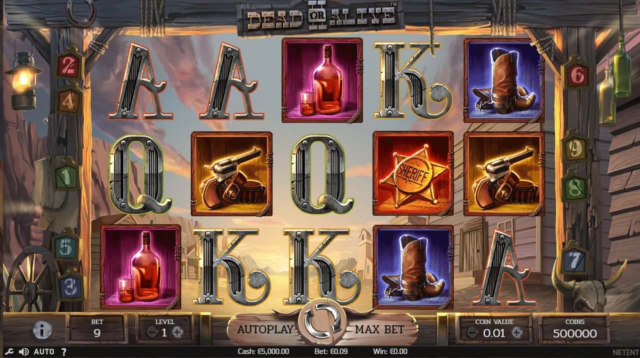 Dead or Alive Gameplay - Emirates Casino Slot Review