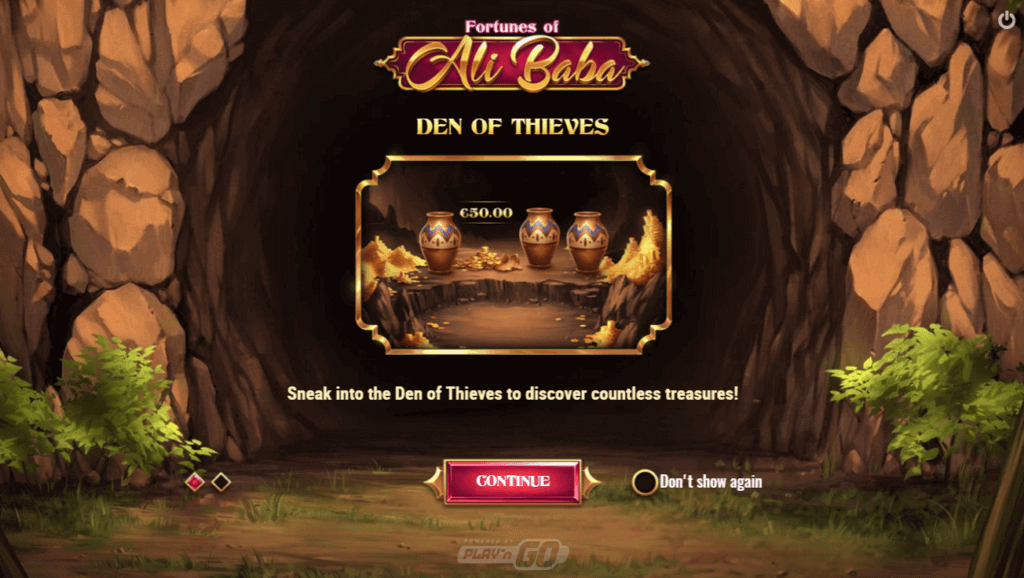 Fortunes of Ali Baba Den of Thieves - Emirates Casino Slot Review