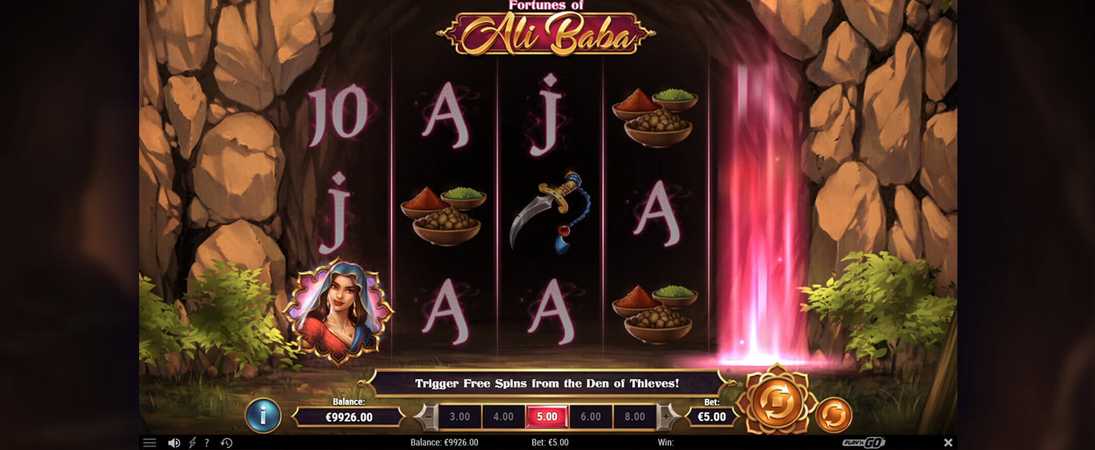 Fortunes of Ali Baba Win - Emirates Casino Slot Review