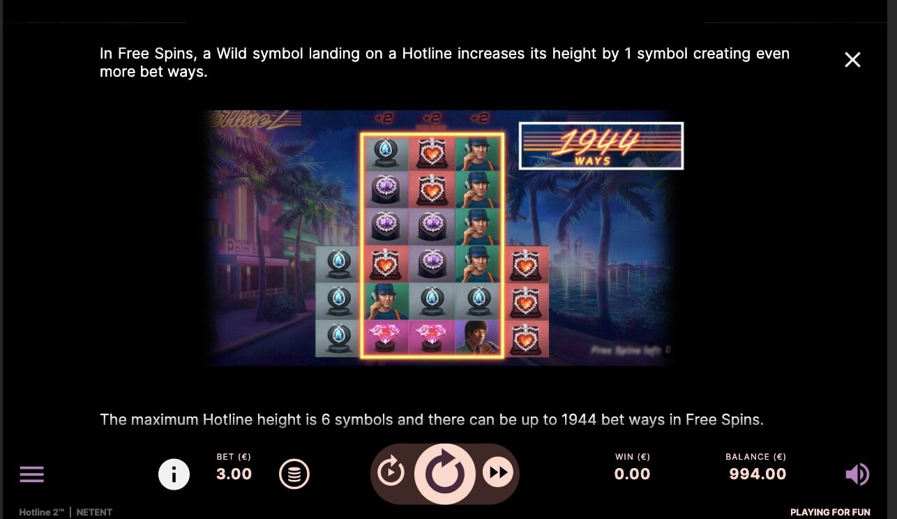 Hotline 2 Free Spins - Emirates Casino Slot Review