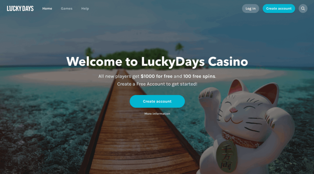 LuckyDays Casino UAE  - Emirates Casino Review