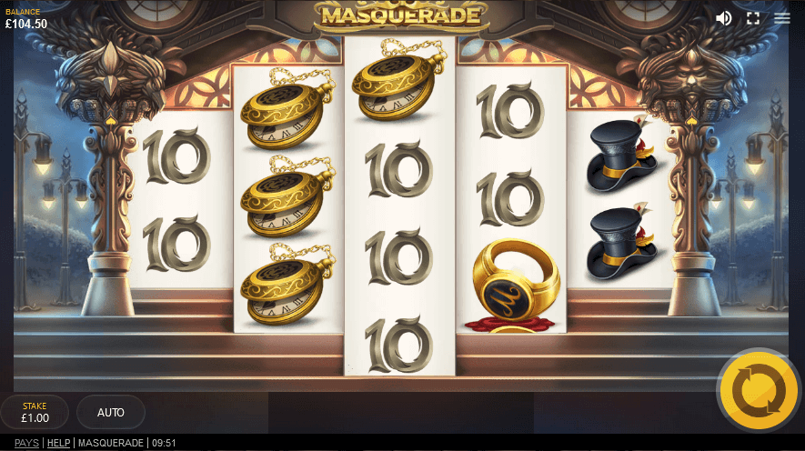 Masquerade Maximum win - Emirates Casino Slot Review