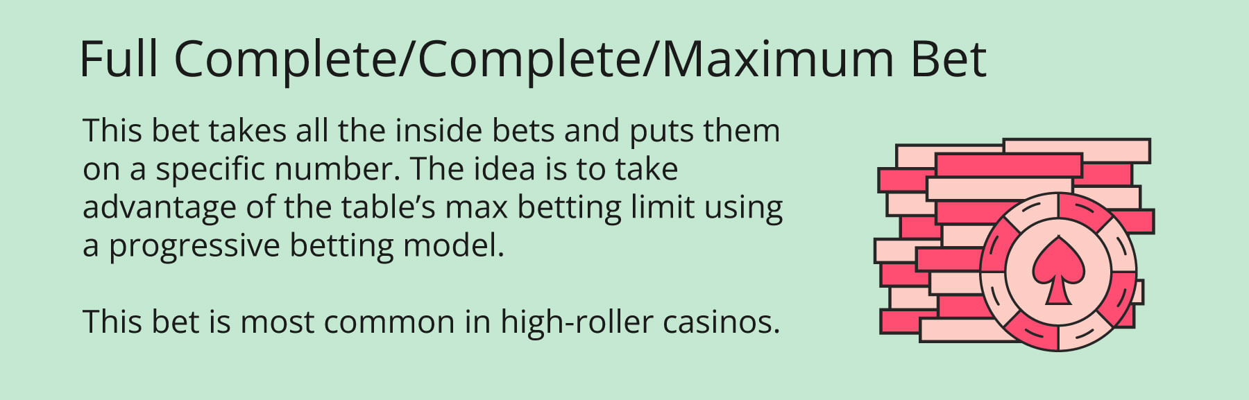 Roulette Full/ Complete/ Maximum Bet   - Emirates Casino Roulette Guide