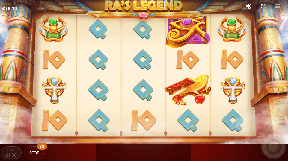 Ra's Legend Graphics - Emirates Casino Slot Review