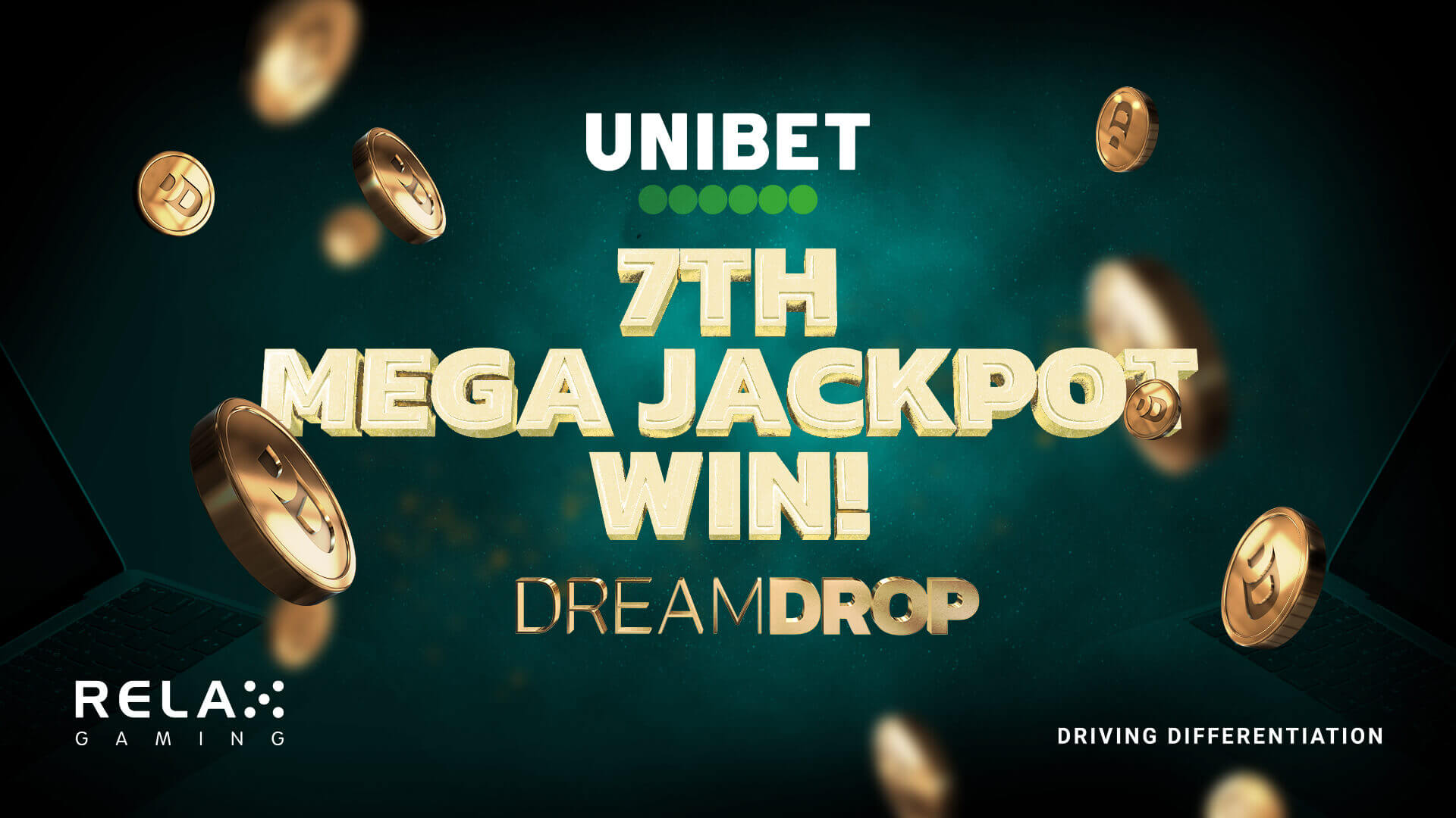 Dream Drop by Relax Gaming generates  huge jackpot for 7th millionaire