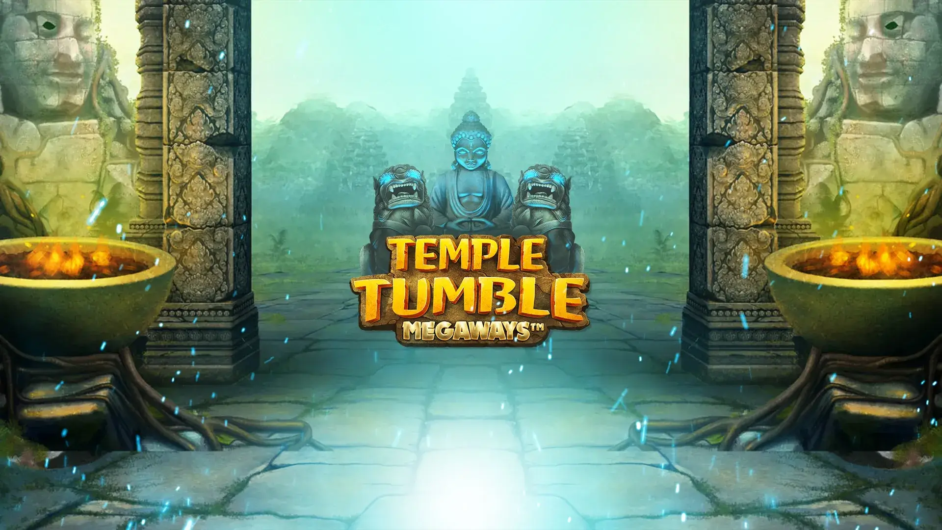 Temple Tumble Graphics  - Emirates Casino Slot Review