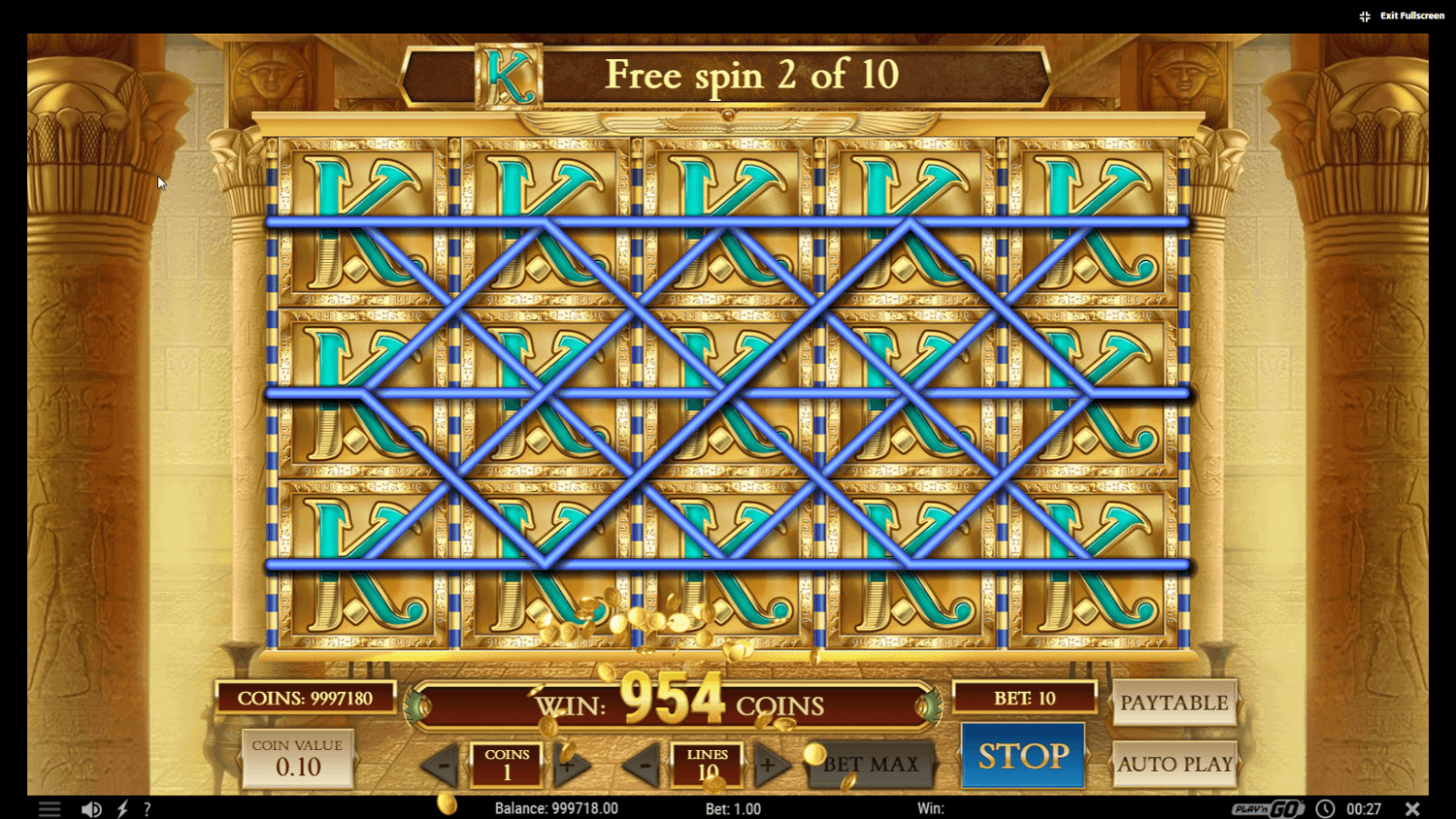 Book of Dead Bonus Win - Emirates Casino Slot Review