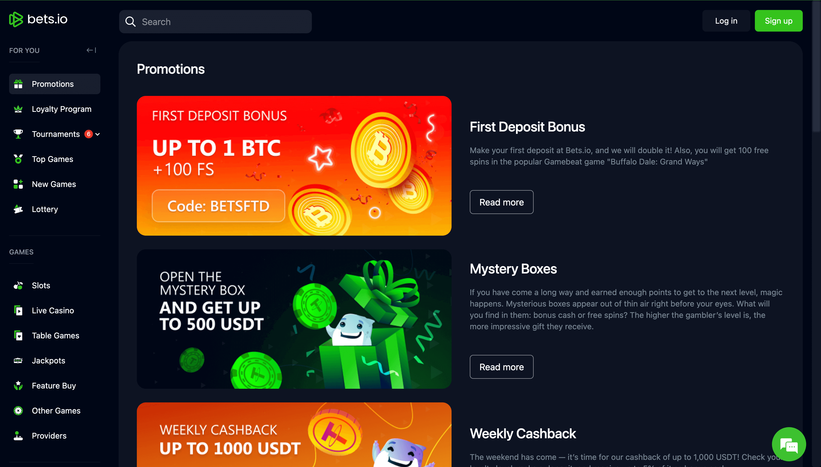 Bets.io Offers and Promotions
