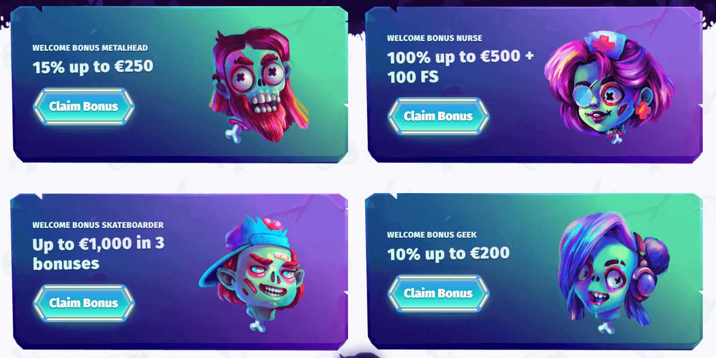 Grab a bonus at Casombie