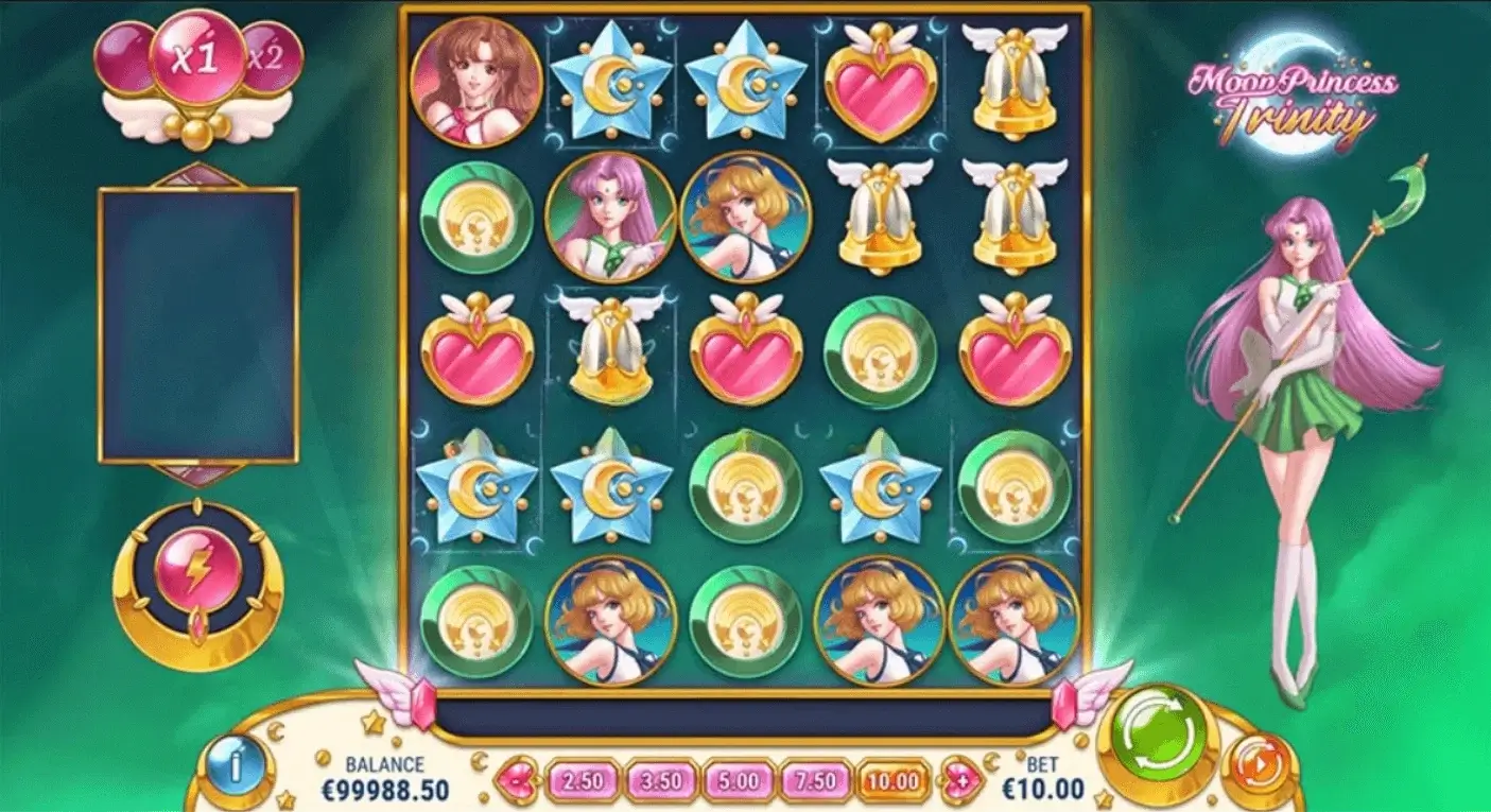 Moon Princess Trinity Graphics - Emirates Casino Slot Review