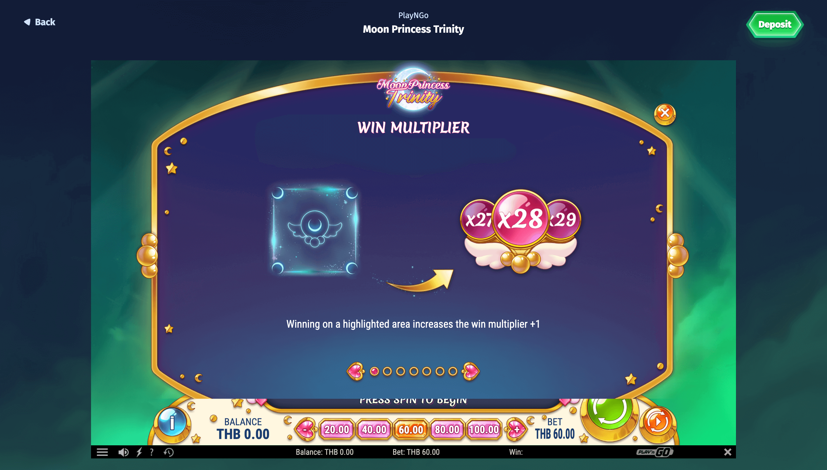 Moon Princess Trinity - Emirates Casino Slot Review