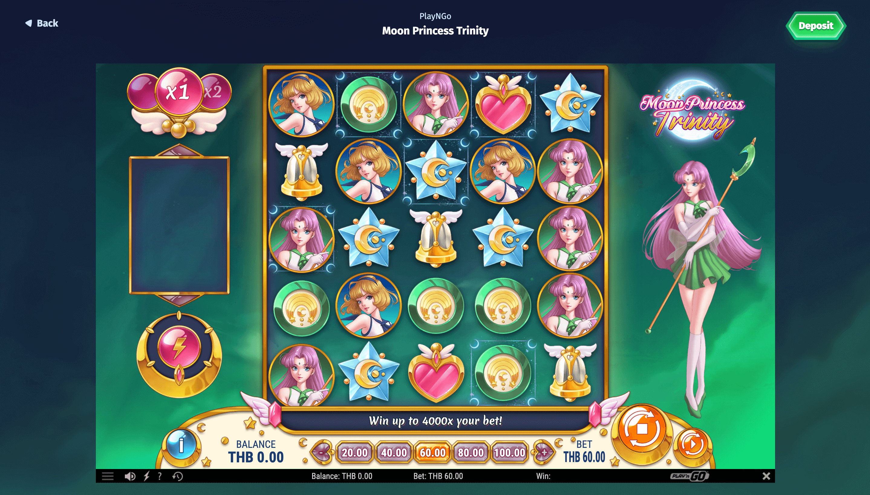Moon Princess Trinity Gameplay - Emirates Casino Slot Review