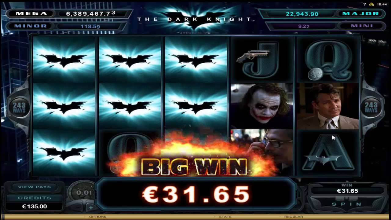 Dark Knight Slot Big Win - Emirates Casino Slot Review