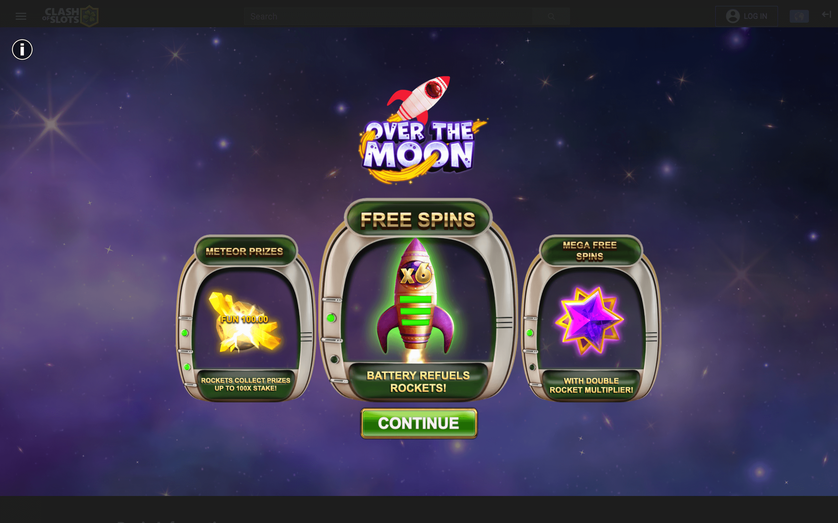 Over the Moon Features - Emirates Casino Slot Review