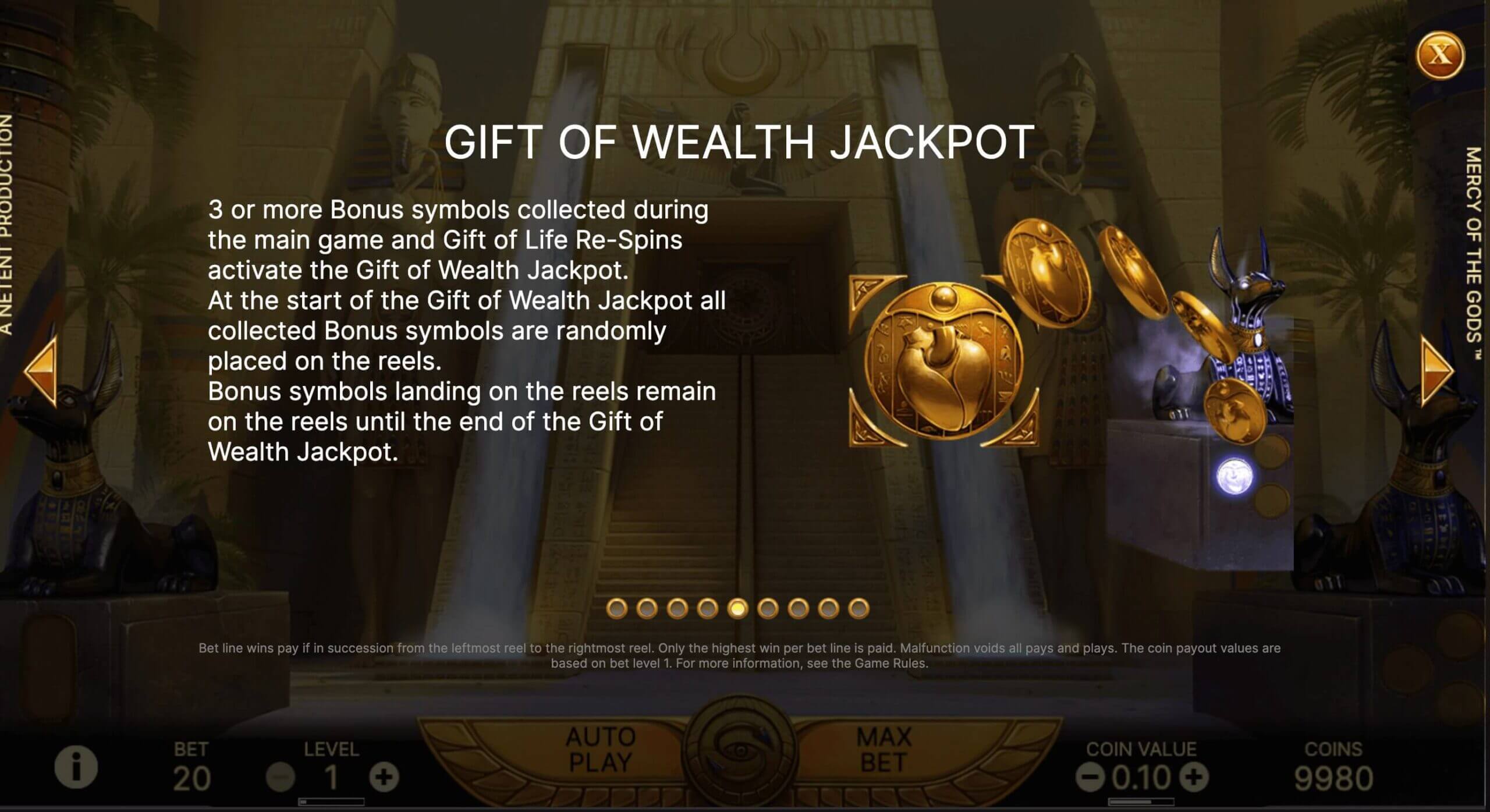 Mercy of the Gods Jackpot - Emirates Casino Slot Review  - Emirates Casino Slot Review - UAE Slot Review - UAE Casinos 