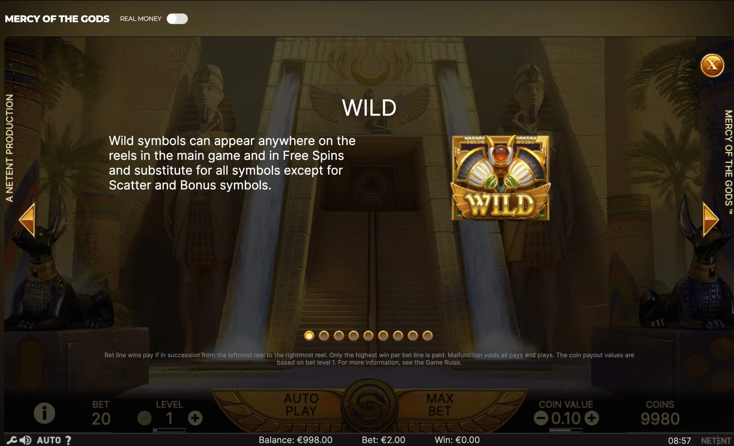 Mercy of the Gods Wilds  - Emirates Casino Slot Review - UAE Slot Review - UAE Casinos 