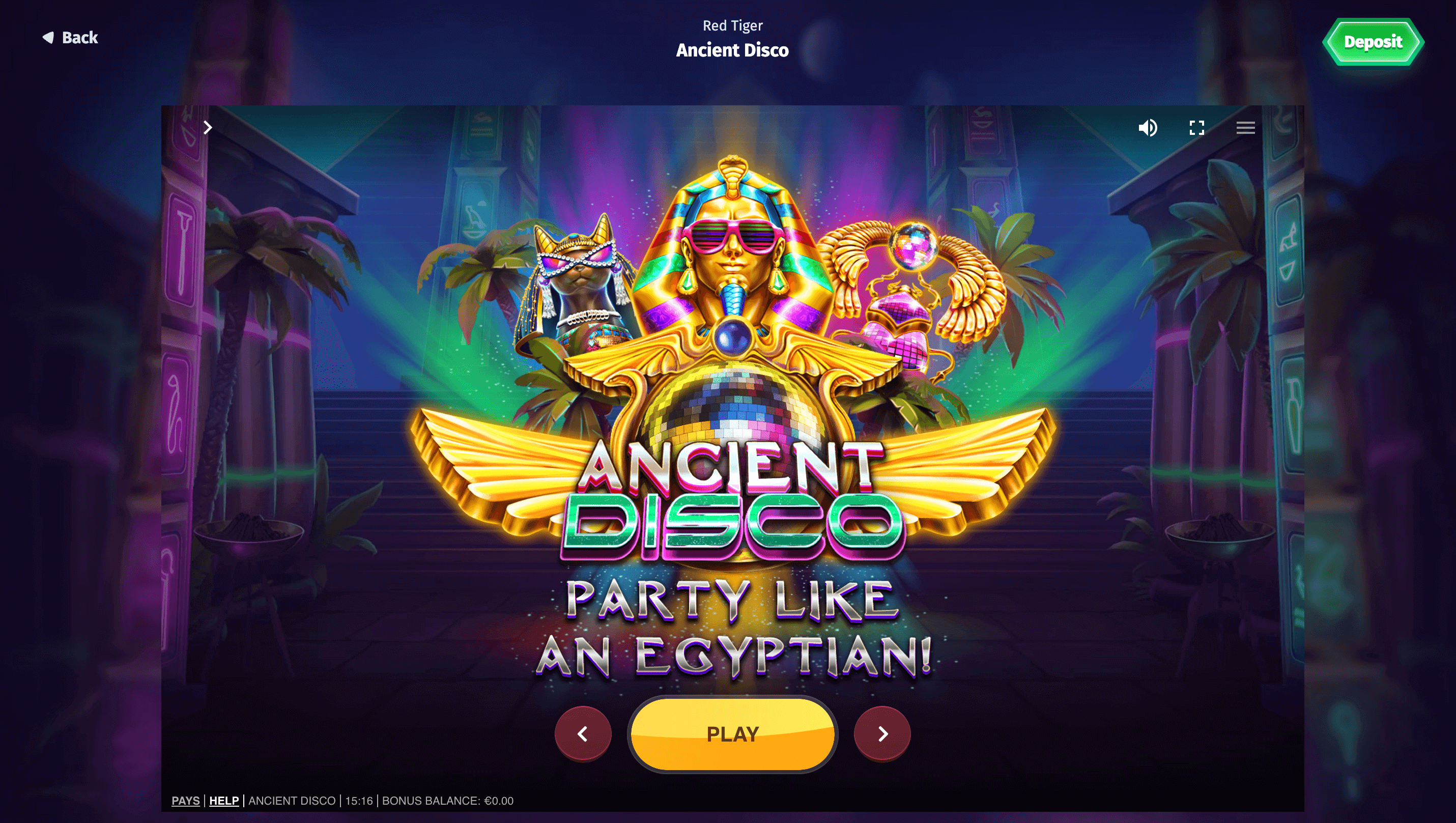 Ancient Disco  - Emirates Casino Slot Guide
