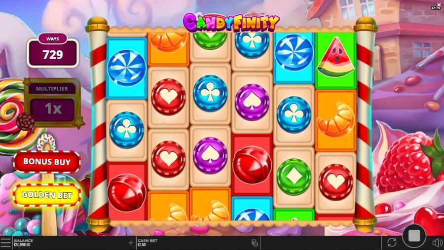 Candifinity Graphics - Emirates Casino Slot Review
