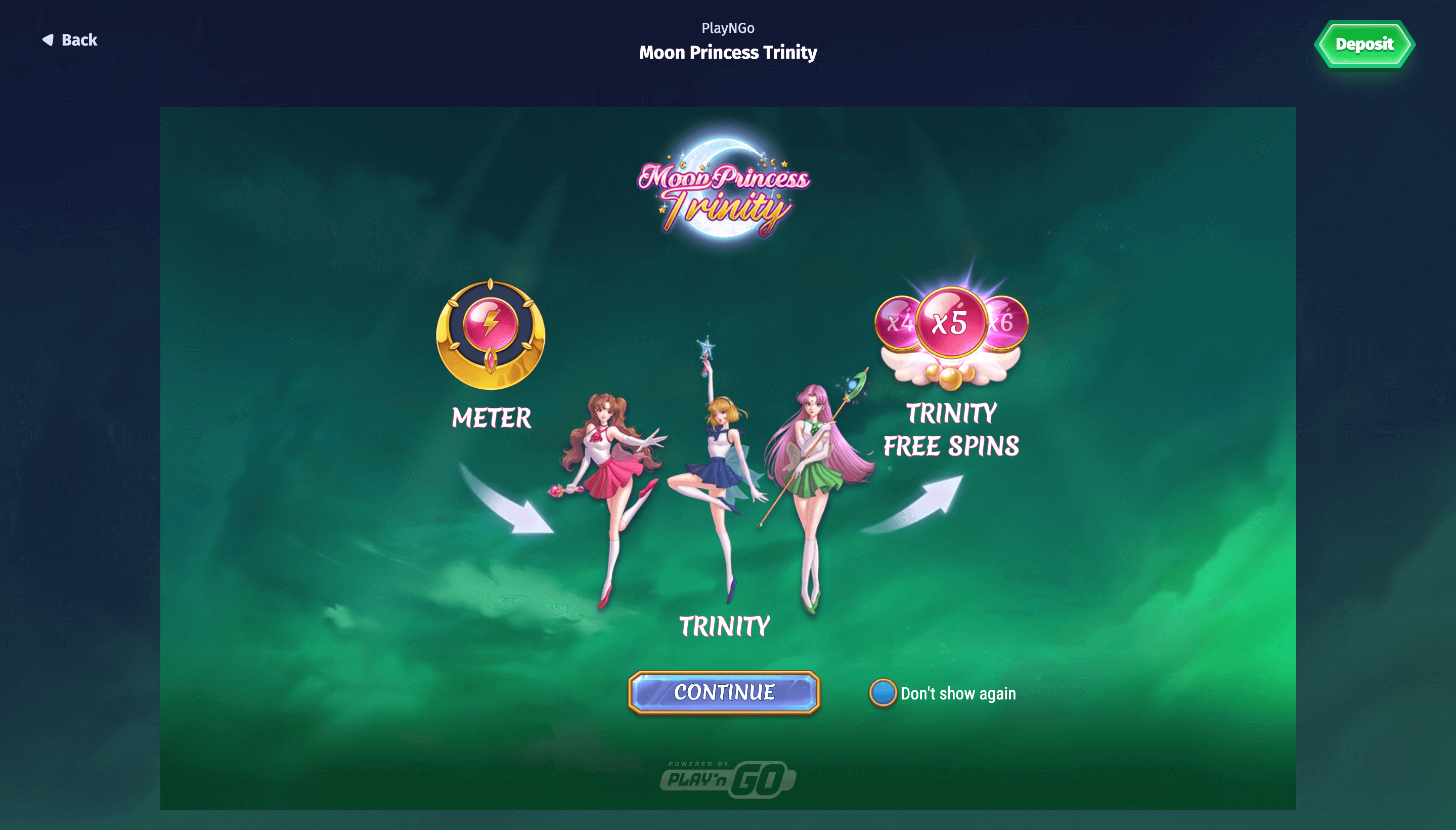 Moon Princess Trinity  - Emirates Casino Slot Guide