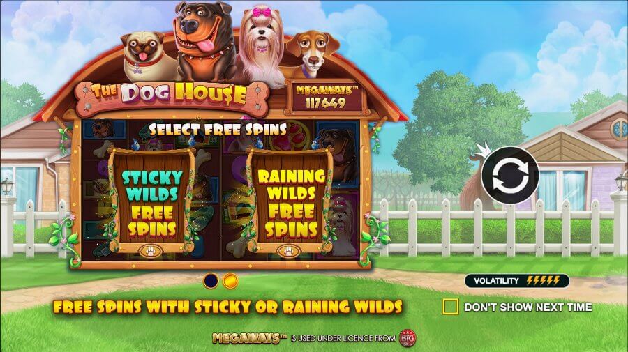 The Dog House Megaways Free Spins - Emirates Casino Slot Review