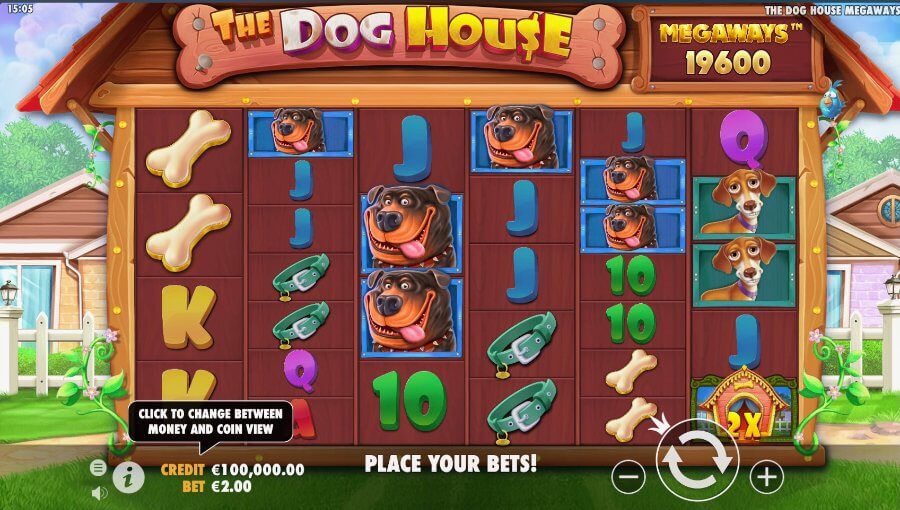 The Dog House Megaways Gameplay - Emirates Casino Slot Review