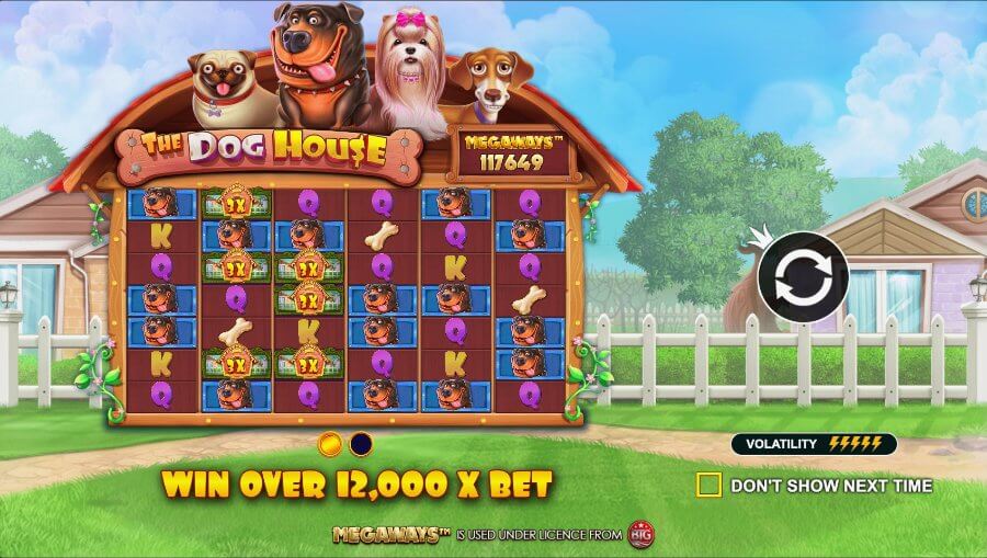 The Dog House Megaways Max win - Emirates Casino Slot Review
