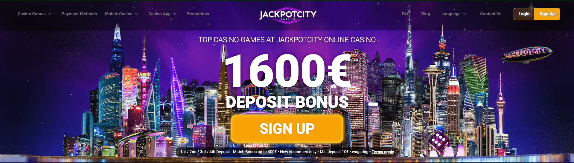 JackpotCity Casino Review - Emirates Casino Review