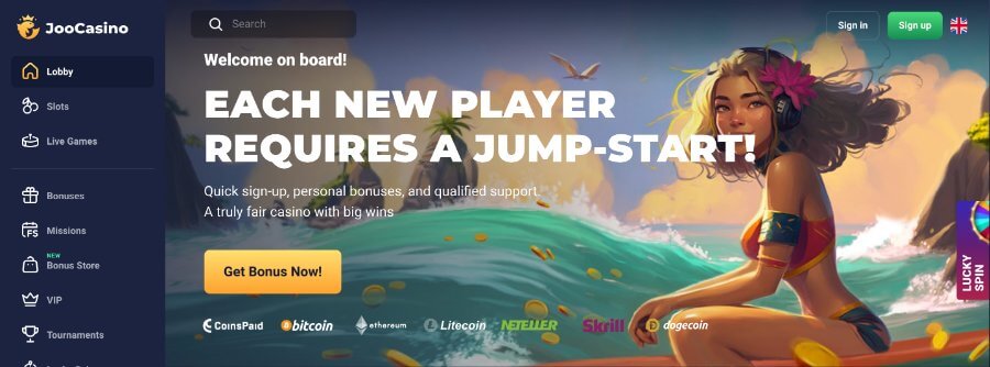 Joo Casino - Emirates Casino Review