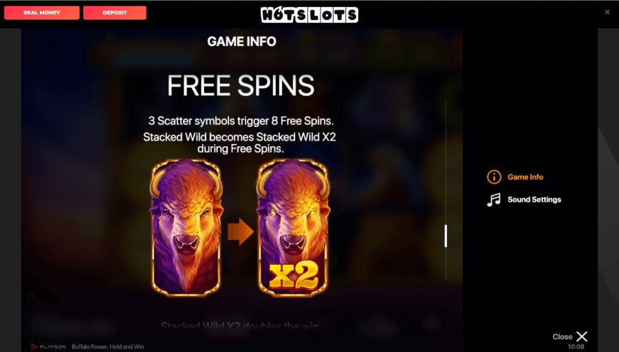 Buffalo Power Free Spins  - Emirates Casino Slot Review