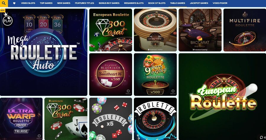 Dolfin Casino Table Games - Emirates Casino - Dolfwin Casino Review - UAE Casino Review 