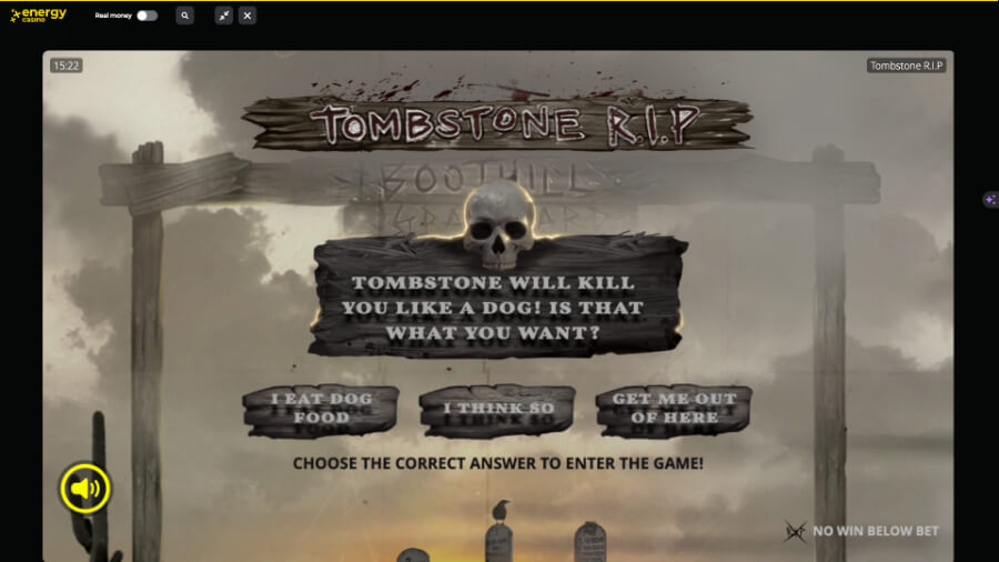 Tombstone RIP Features, Emirates Casino Slot Review 