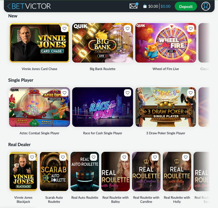 Live Dealer Games at BetVictor Casino - UAE Casino Reviews - Emirates Casino Review - UAE Online Casnios - Emirates Online Casinos