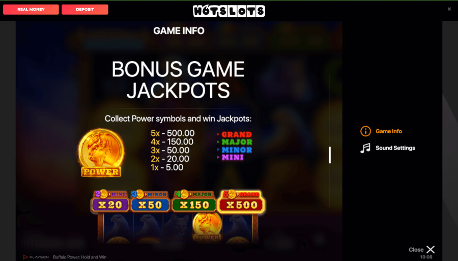 Buffalo Power Bonus Game Jackpots - Emirates Casino Slot Review