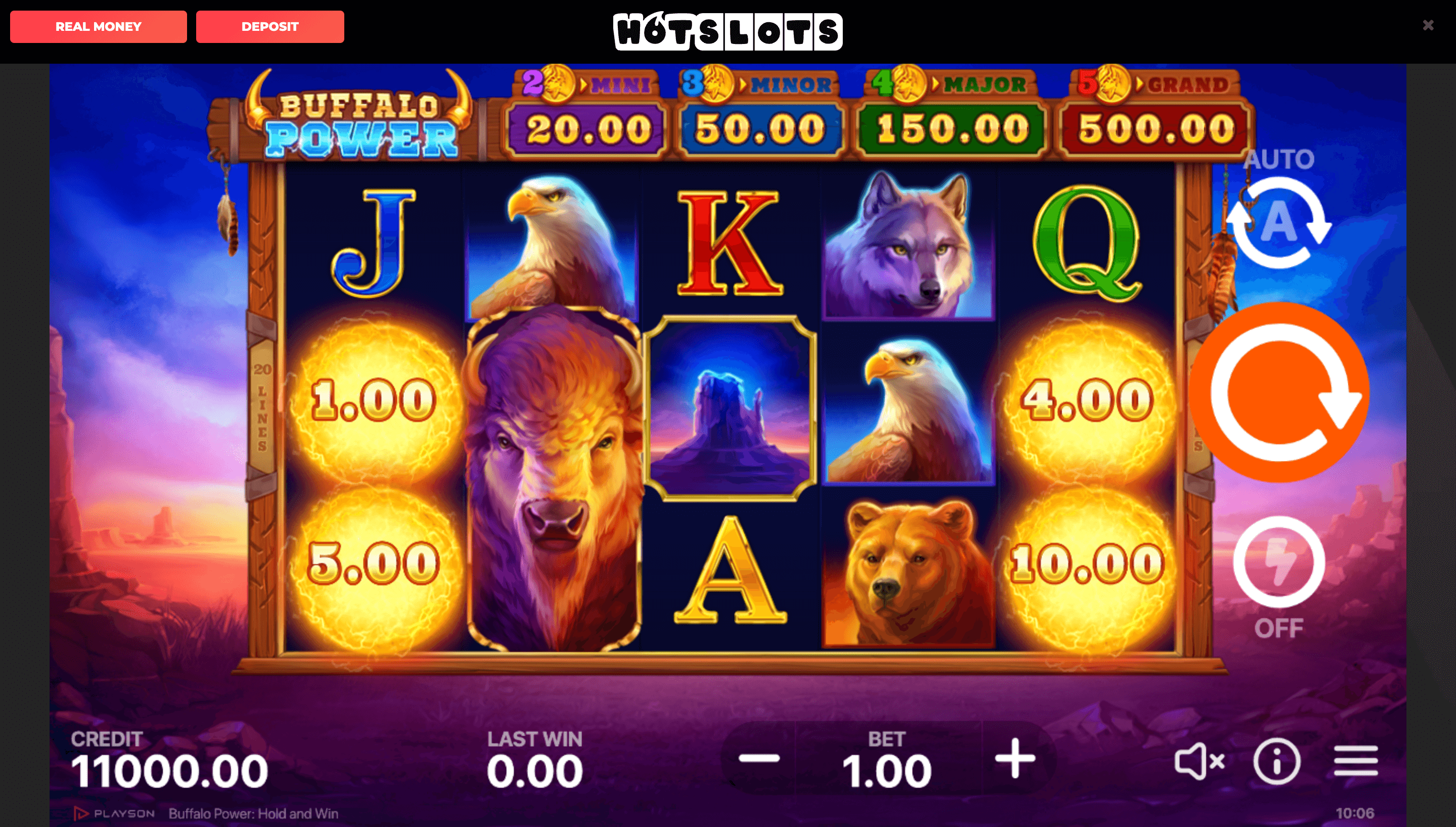 Buffalo Power Slot Gameplay -- Buffalo Power Slot Review - Emirates Casino Slot Review 