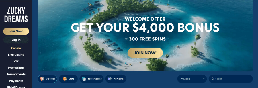 LuckyDreams Casino Bonus - Emirates Casino Review - UAE LuckyDreams Casino Review - Emirates LucyDreams Casino Review