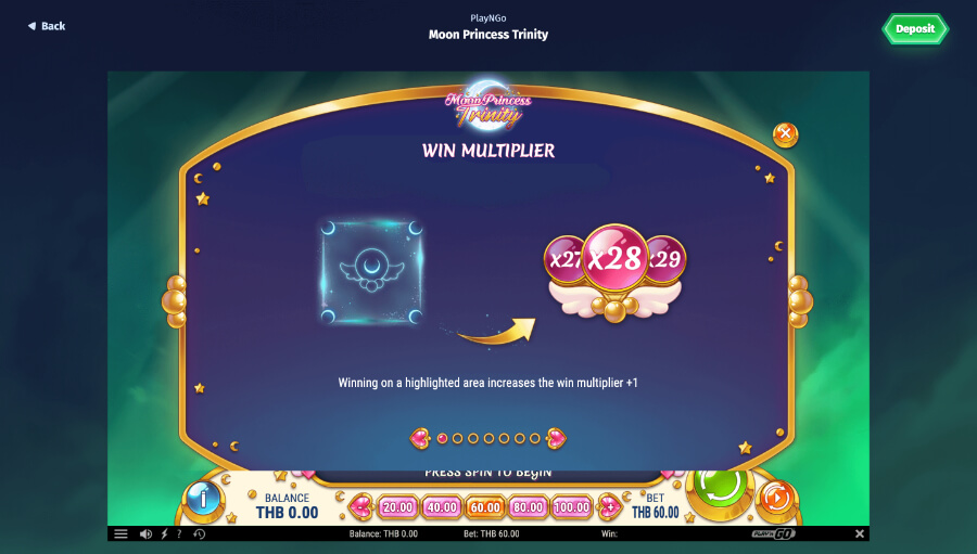 Moon Princess Trinity  Multiplier - Emirates Casino Slot Review - UAE Slot Reviews - UAE Casino - Emirates Casino