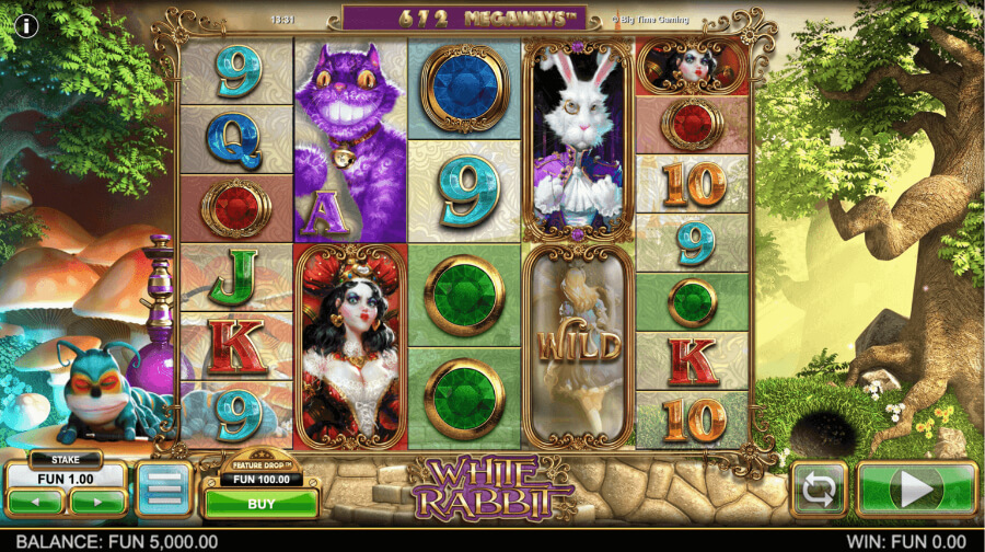 White Rabbit Slot Gameplay Graphics - Emirates Casino Slot Review