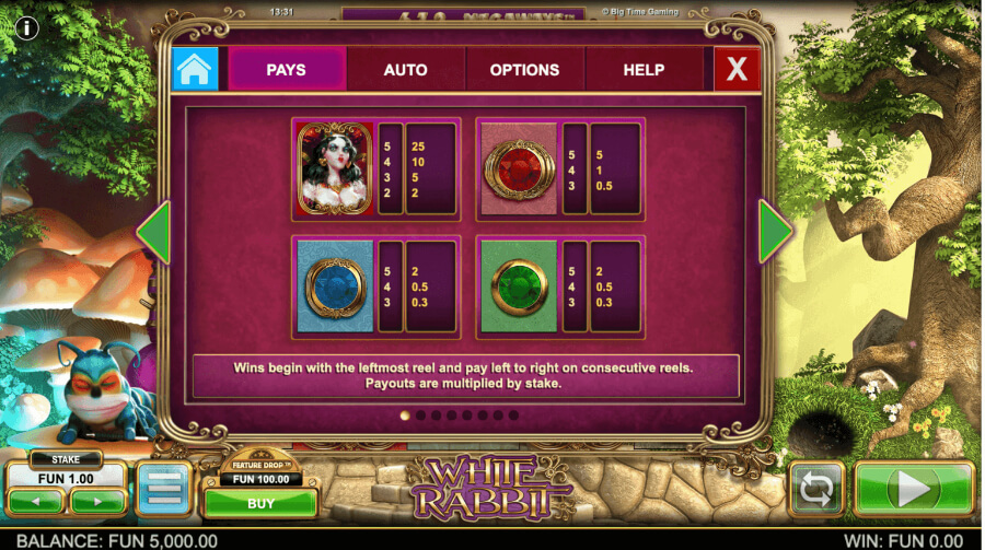 White Rabbit Slot Highest-Paying Symbols - Emirates Casino Slot Review