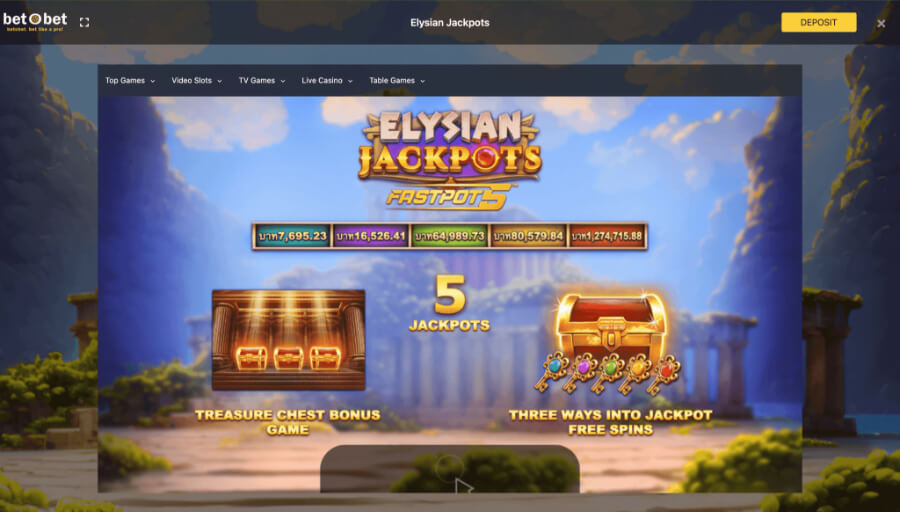 Elysian Jackpots Slot Review - UAE Casino - Emirates Casino Slot Review 
