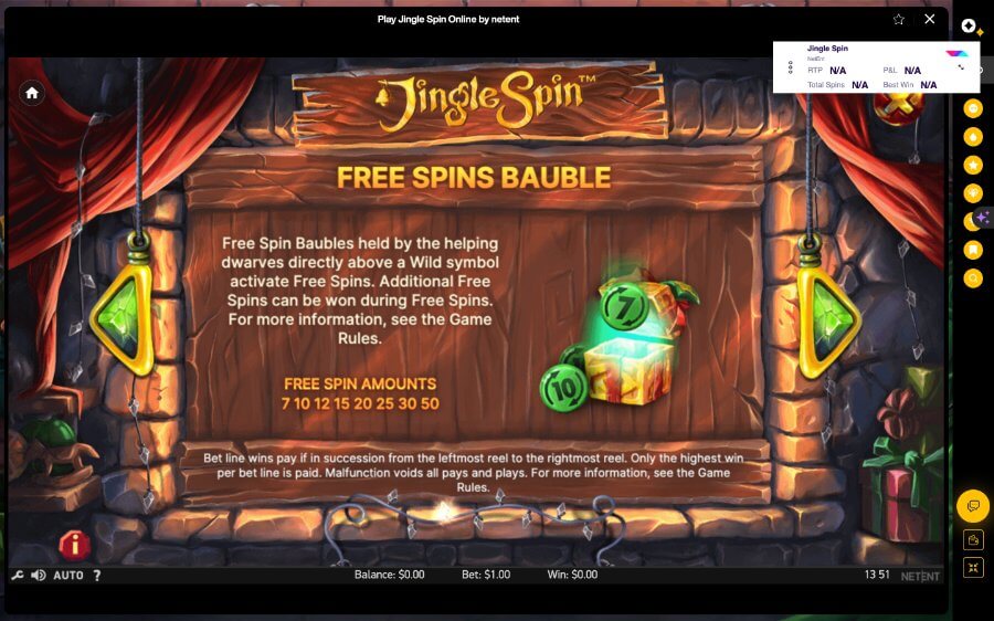 Jingle Spin Slot Review - Emirates Casino - UAE Casinos - Free Spins