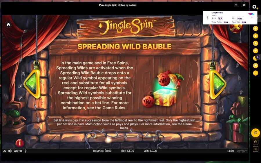 Jingle Spin Slot Review - Emirates Casino - UAE Casinos - Wild