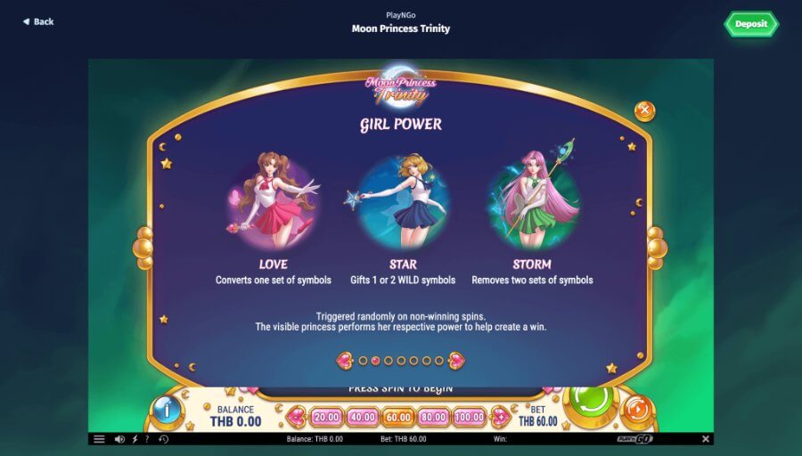 Moon Princess Trinity Highest-Paying Symbols - Emirates Casino Slot Review